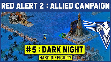 Red Alert 2 - Allied Mission 5 Dark Night - Hard Difficulty - Under Par Time
