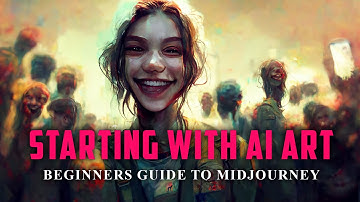 The absolute beginners guide to MidJourney AI. Starting with AI Art.
