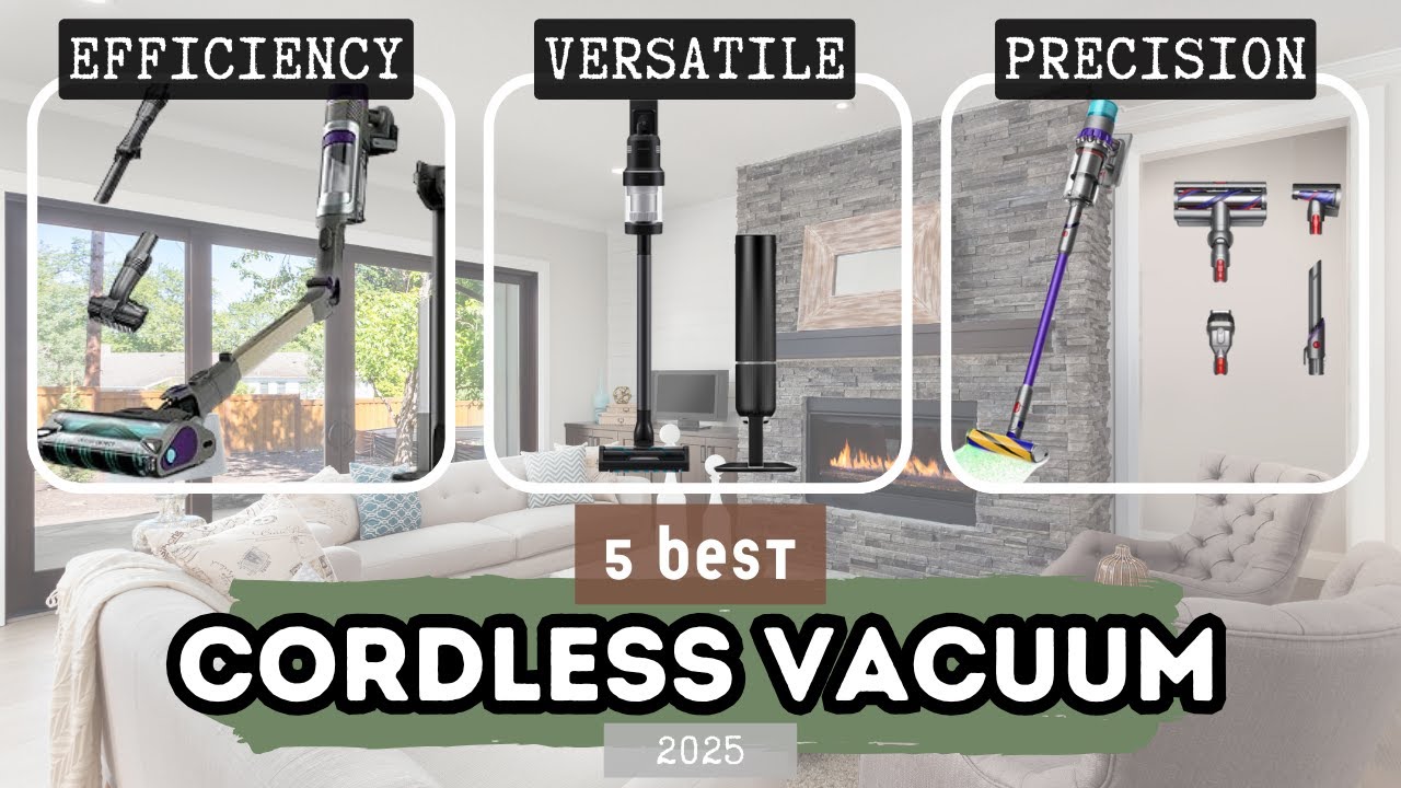 Top 5 Best Cordless Vacuums of 2025 | Best Picks for Every User! 🏠 ...