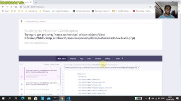 Trying to get property of non object (laravel)