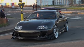Clean Tuner Cars leaving the Risenation Hall of Fame 2025 - 300SL Gullwing, Huracan LBWK, 993 RWB...