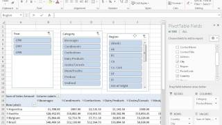 Excel 2013 Add and Align Slicers in PowerPivot