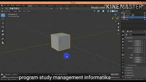 Tutorial membuat gelas mug dengan menggunakan aplikasi blender #STMIKJayakarta@2020
