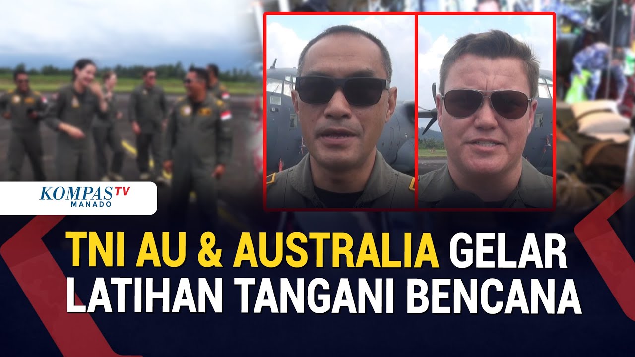 TNI AU  Latihan  Penanggulangan Bencana Bersama Australia