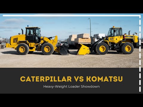 Caterpillar Vs Komatsu Loader Showdown - Snow Removal