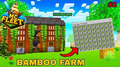I Make Bamboo Farm In McFleet and Earn Money 🤑| Day 2 S1| @McFleetDotNet @GamerFleet #minecraft 