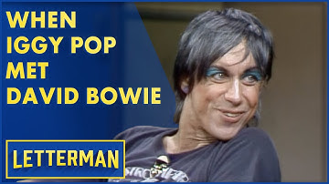 Iggy Pop vertelt over zijn jeugd in de trailer trash en zijn ontmoeting met David Bowie | Letterman