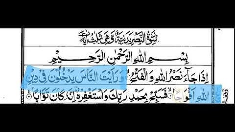 Surat An-Nasr (The Divine Support) سورة النصر