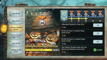 Call of Duty Mobile How To Play Classic Zombie Mode with the Sentry gun Module 5 Times.