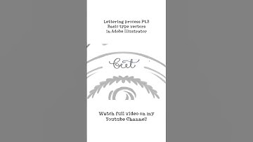 LetteringProcess Pt.3 Ai Basic Vectors #letteringvideos #handletteringart #lettering #letteringideas
