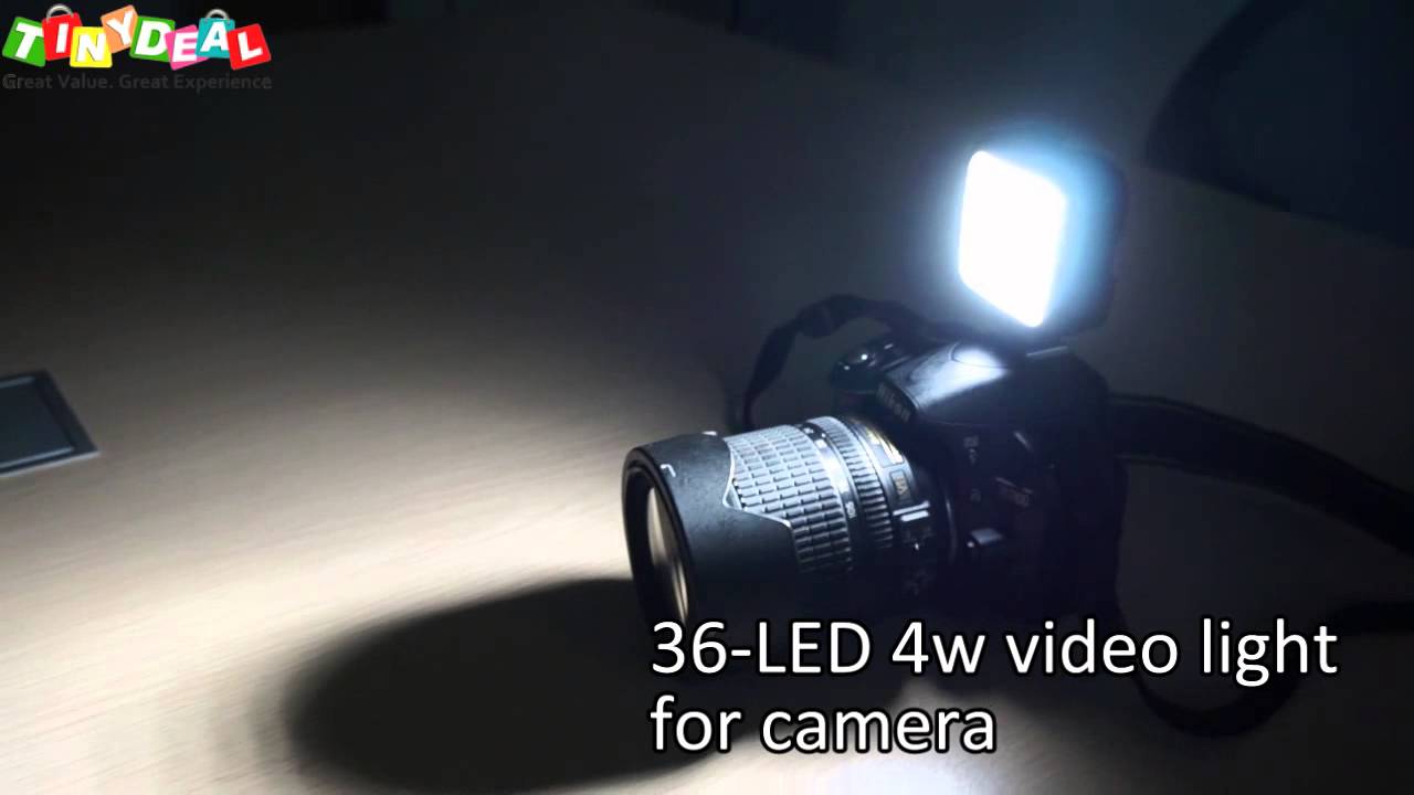36-LED 4W led video light for camera, tinydeal