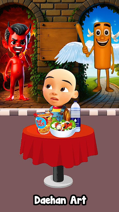 Upin Ipin was told by Mokel not to fast #shorts #animation #funny #shortsfeed