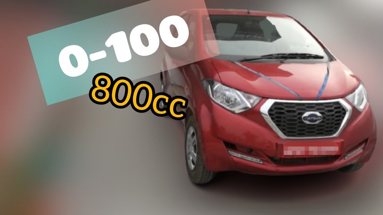 Datsun redigo 800cc acceleration😯0-100 sec..