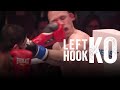 Brutal left hook ko