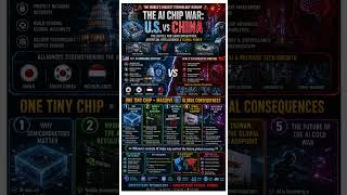 🚨 Semiconductor War Between America & China Explained 📚 #AIChips #Geopolitics