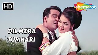 Dil Mera Tumhari | दिल मेरा तुम्हारी | Gauri (1968) | Sunil Dutt, Mumtaz | Mohammad Rafi Hits
