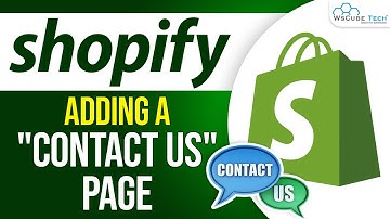 How to Add a Contact Us Page on Shopify - Shopify Setup | Shopify Tutorial