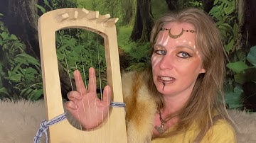 Lyre Lesson number 2  -  2 chord song to play on the Lyre   What do you do with a drunken Viking?