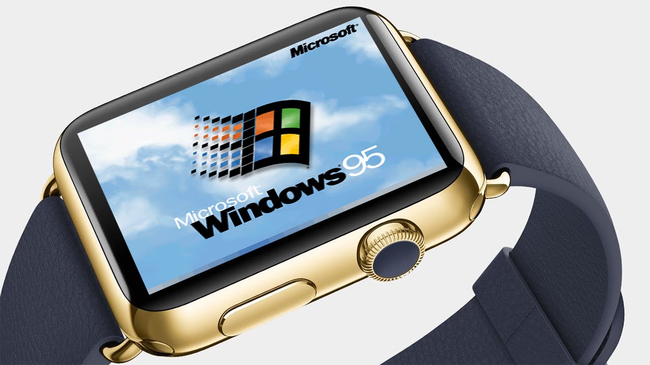 Video: Así funciona Windows 95 en un Apple Watch