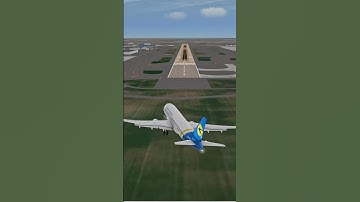 Ukraine International A320 Crazy Landing #aviation #a320 #flightsimulator #avgeek #landing #rfs