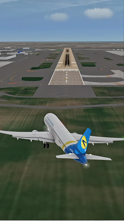 Ukraine International A320 Crazy Landing #aviation #a320 #flightsimulator #avgeek #landing #rfs