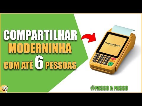 Compartilhamento de Máquina PagSeguro - Como COMPARTILHAR MODERNINHA Passo a Passo