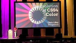 Chris Lilley: The Evolution Of CSS4 Colors - CSSConf.Asia 2016