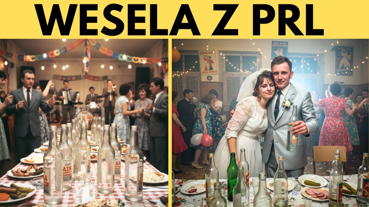 Wesele w PRL – jedzenie, wódka i zabawa do rana