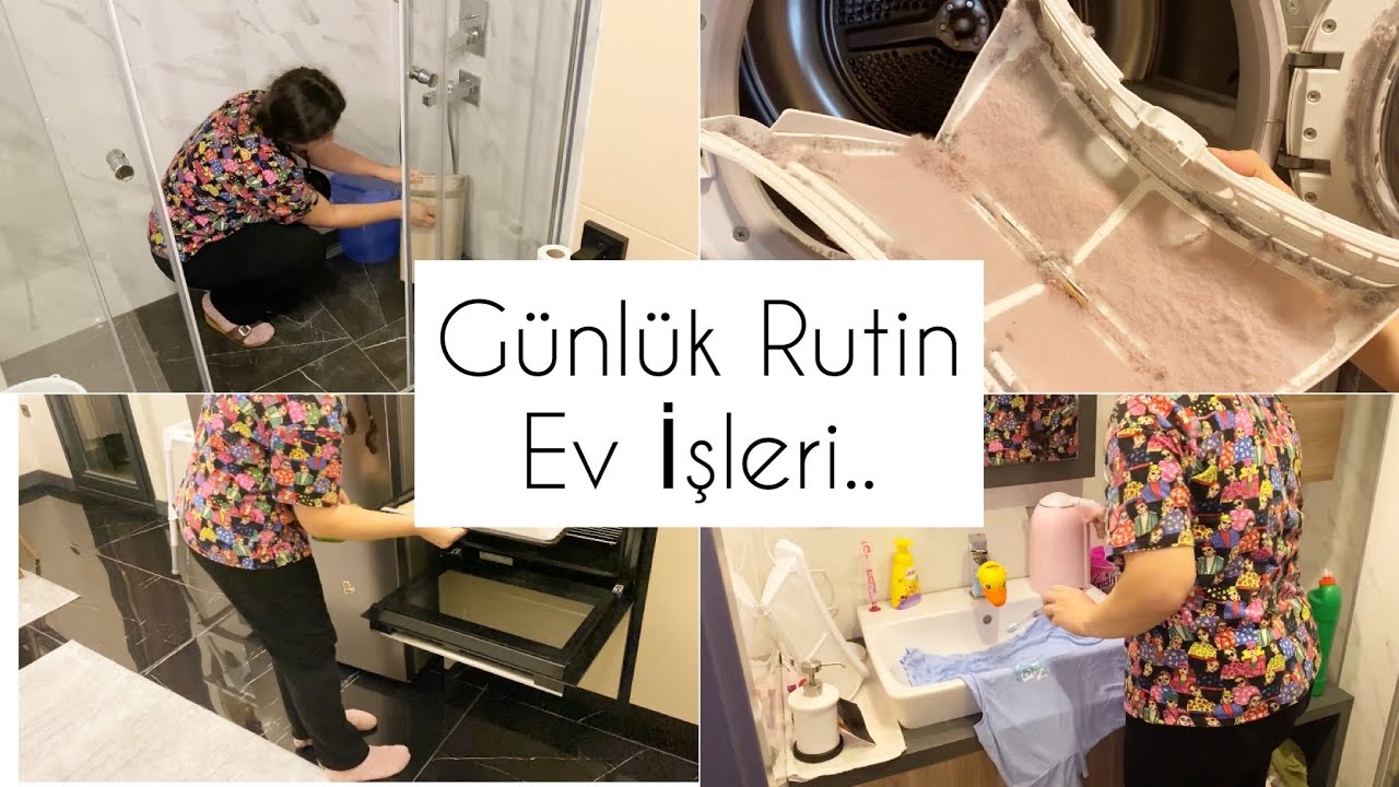 41I Temizlik Vlog // Yarım yamalak ev işleri // Tahinli kurabiye kokulu bir ev #temizlik