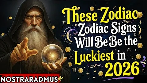Nostradamus Prediction 2026 | These Zodiac Signs Will Be the Luckiest in 2026 | Luck Astrology | 