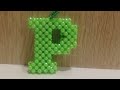 DIY Keychain letter &quot;Р&quot; made of beads. DIY Брелок буква &quot;Р&quot; из бусин.