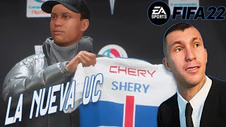 ⚪🔵LA NUEVA UC DEL SHERY MODO CARRERA FIFA 22 FIFA MOD CHILE UNIVERSIDAD CATOLICA EPISODIO #1