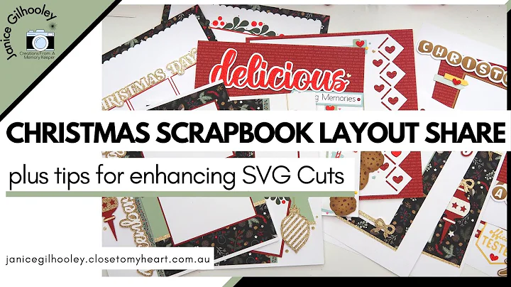 Christmas Layouts using SVG cuts