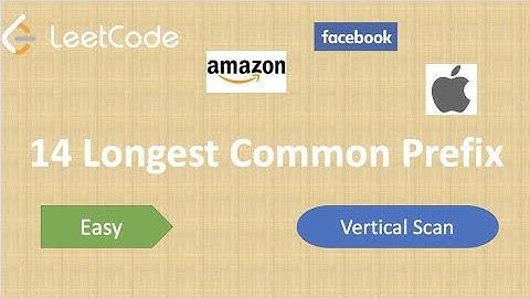 Longest Common Prefix | 最长公共前缀 | LeetCode 14 | 刷题 | Java | Facebook面试问题 | 找工作 | 诗萌Stacy讲解