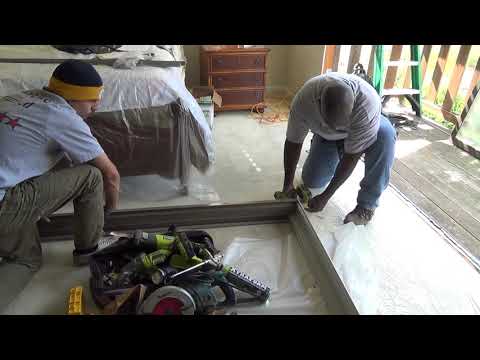 How to Install Sliding Glass Door Unit Renewal by Anderson...Part 2 Assembling Door Frame