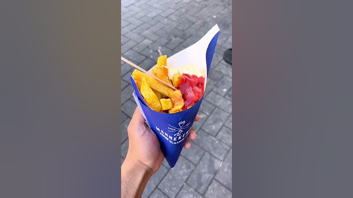 Amsterdam’da patates kızartması