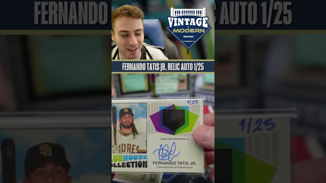 FERNANDO TATIS JR. RELIC AUTO 1/25 - 2026 Topps Heritage Baseball