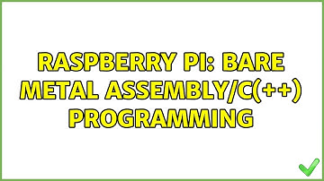 Raspberry Pi: Bare Metal Assembly/C(++) Programming