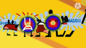 Everyone is screaming and running away from the giant fork add round 10