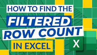 How to Count Filtered Rows in Excel Content