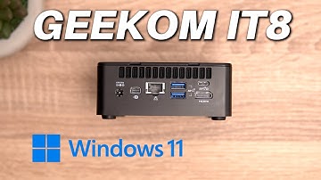 Tiny Mini PC That Can Run 4 Displays! Geekom IT8 Mini PC Review