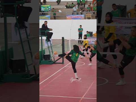 Trick Girl Game #sepaktakraw thumbnail