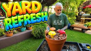 🌴 Yard Refresh! New Plants, Big Repotting Projects & Costco Garden Decor!