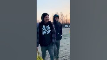 When the pipe gang arrives on site.