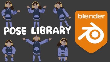 Hoe je poses aan je personage toevoegt! Blender Asset Library