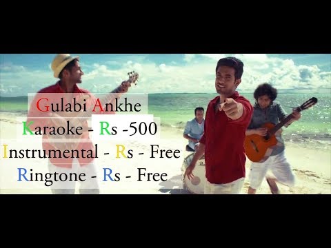 gulabi-aankhen-karaoke-new-arrengment-l-instrumental-l-ringtones-l-free-download-l