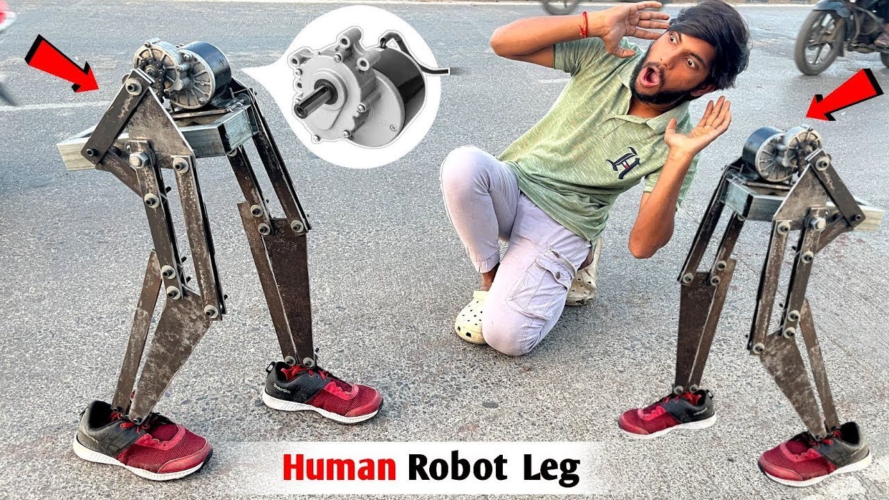 How to Build a Walking Humanoid Robot 🤖 | DIY Mechanism Project - YouTube