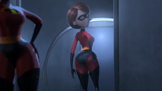 Los Increíbles Elastigirl Logra Entrar A La Base De Sindrome