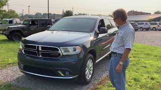 THIRD ROW! CAPTAIN SEATS! 2019 Dodge Durango SXT NOW at Kurt Johnson Auto Sales of DuBois, PA! 9512