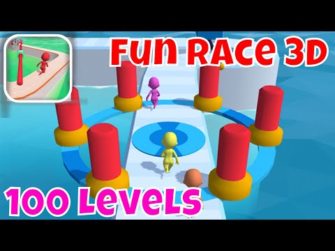 🏃🏼FUN RACE 3D🏁PERFECT GAMEPLAY LEVELS 1-100 Walkthrough by GoodJob Games with Synthwave